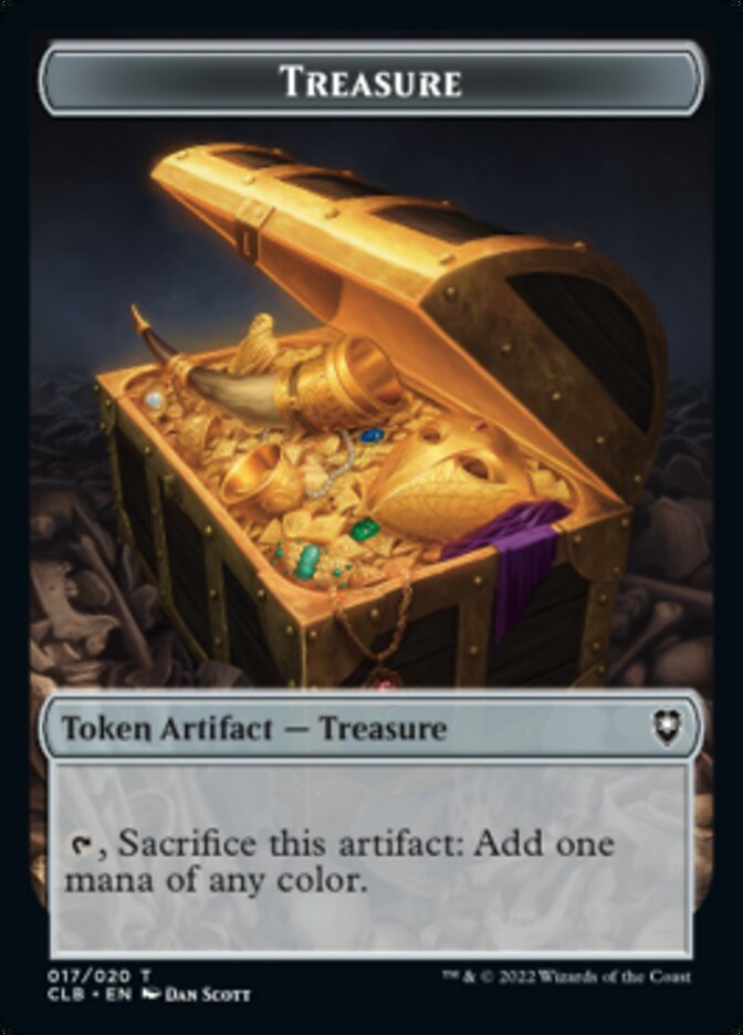 Treasure Token [Commander Legends: Battle for Baldur's Gate Tokens] | Pegasus Games WI