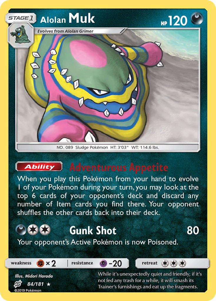 Alolan Muk (84/181) [Sun & Moon: Team Up] | Pegasus Games WI