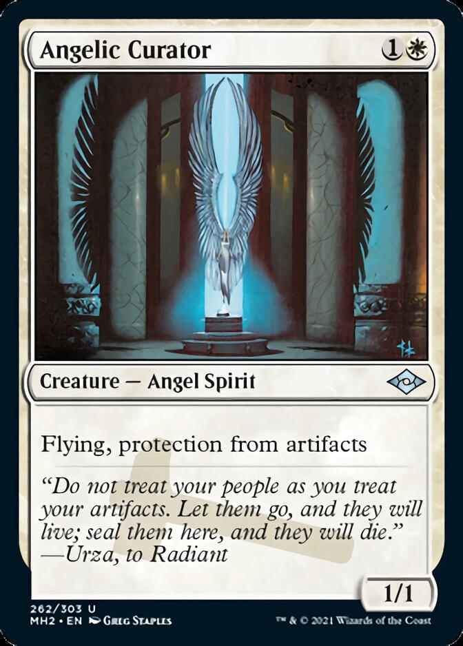 Angelic Curator (Foil Etched) [Modern Horizons 2] | Pegasus Games WI