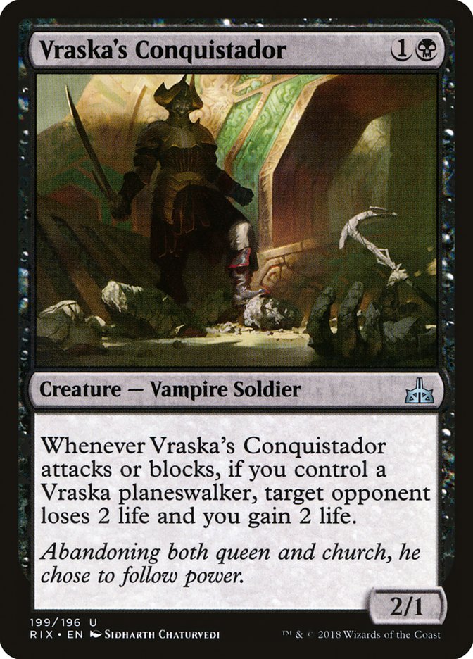 Vraska's Conquistador [Rivals of Ixalan] | Pegasus Games WI