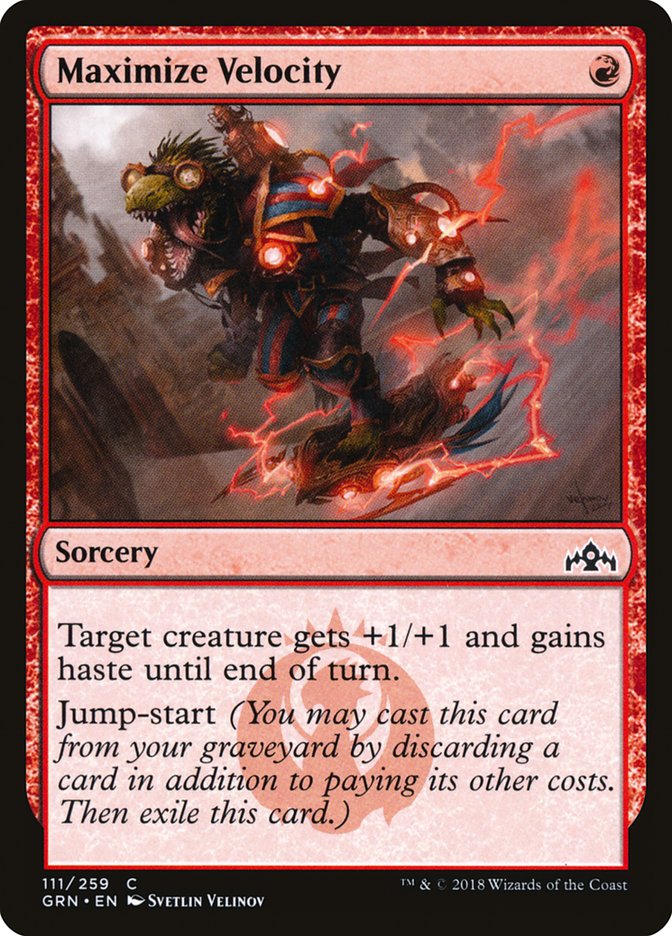 Maximize Velocity [Guilds of Ravnica] | Pegasus Games WI