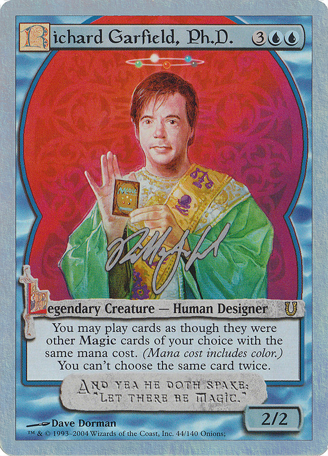 Richard Garfield, Ph.D. (Alternate Foil) [Unhinged] | Pegasus Games WI