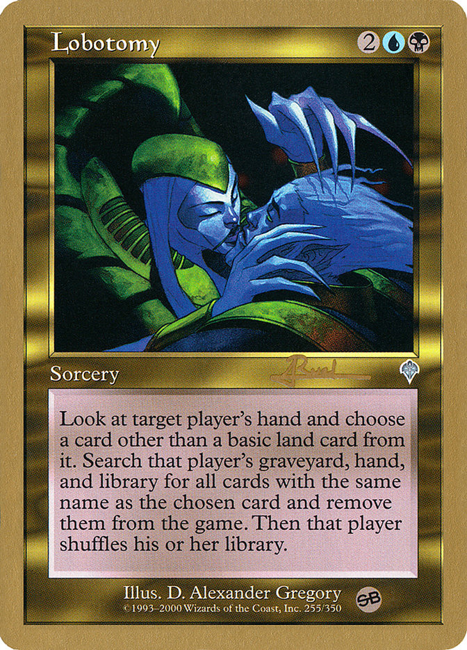 Lobotomy (Antoine Ruel) (SB) [World Championship Decks 2001] | Pegasus Games WI