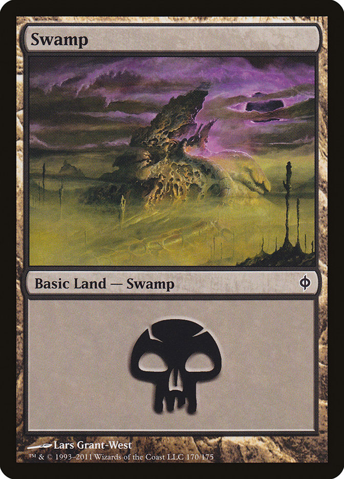 Swamp (170) [New Phyrexia] | Pegasus Games WI