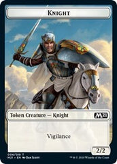Knight // Soldier Double-Sided Token [Core Set 2021 Tokens] | Pegasus Games WI