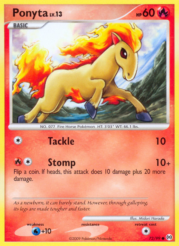 Ponyta (72/99) [Platinum: Arceus] | Pegasus Games WI
