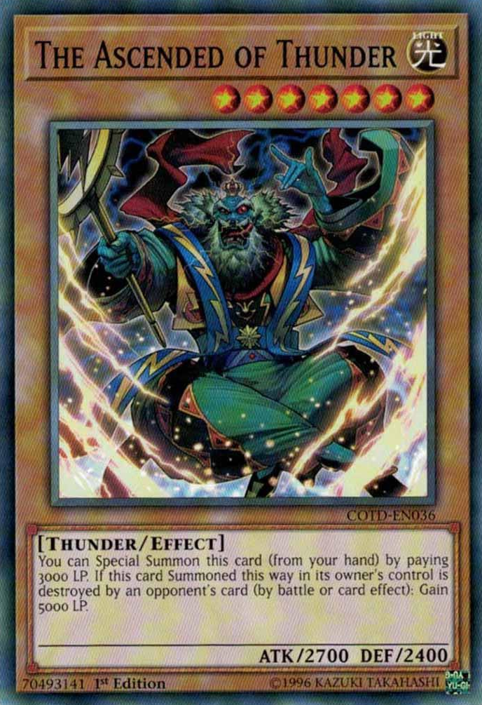 The Ascended of Thunder [COTD-EN036] Short Print | Pegasus Games WI