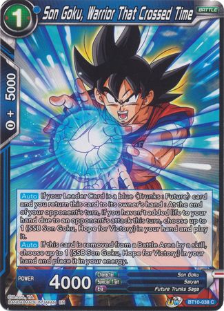 Son Goku, Warrior That Crossed Time [BT10-038] | Pegasus Games WI