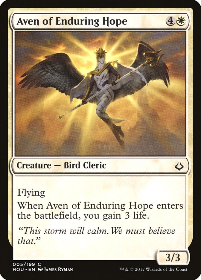 Aven of Enduring Hope [Hour of Devastation] | Pegasus Games WI