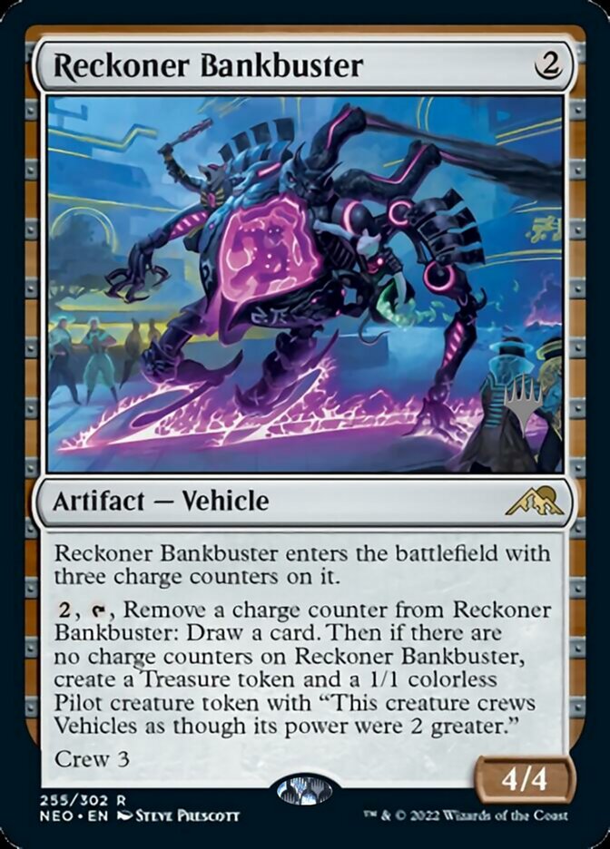 Reckoner Bankbuster (Promo Pack) [Kamigawa: Neon Dynasty Promos] | Pegasus Games WI