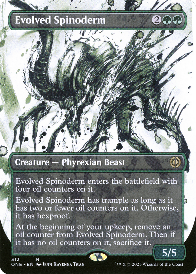 Evolved Spinoderm (Borderless Ichor) [Phyrexia: All Will Be One] | Pegasus Games WI
