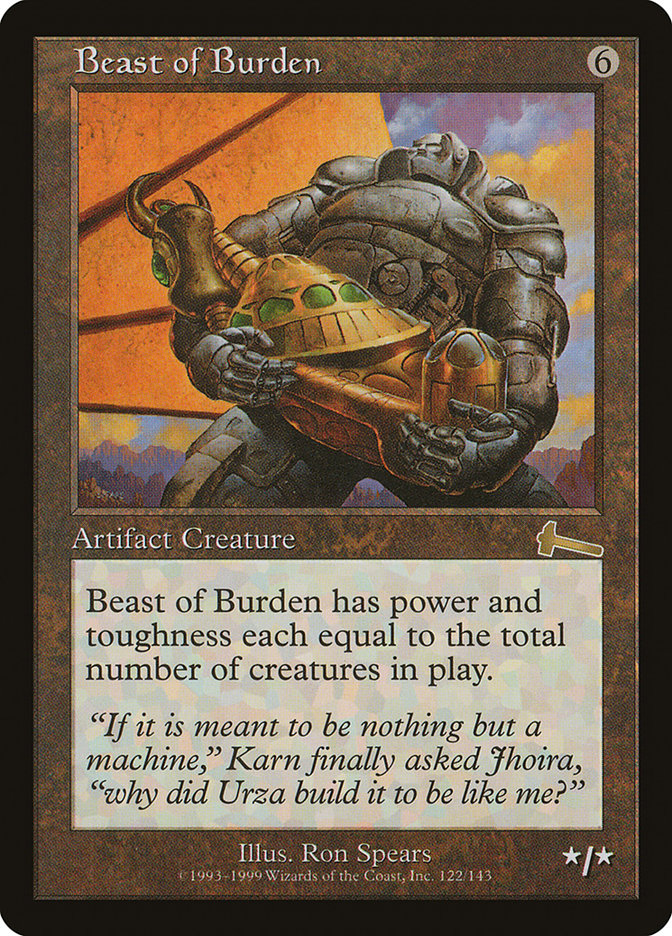 Beast of Burden [Urza's Legacy] | Pegasus Games WI