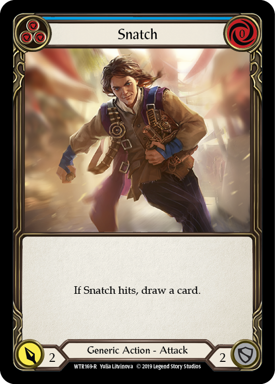 Snatch (Blue) [WTR169-R] Alpha Print Rainbow Foil | Pegasus Games WI
