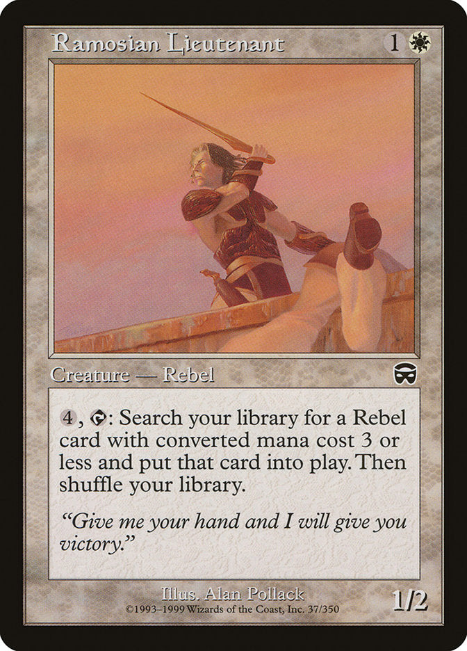 Ramosian Lieutenant [Mercadian Masques] | Pegasus Games WI