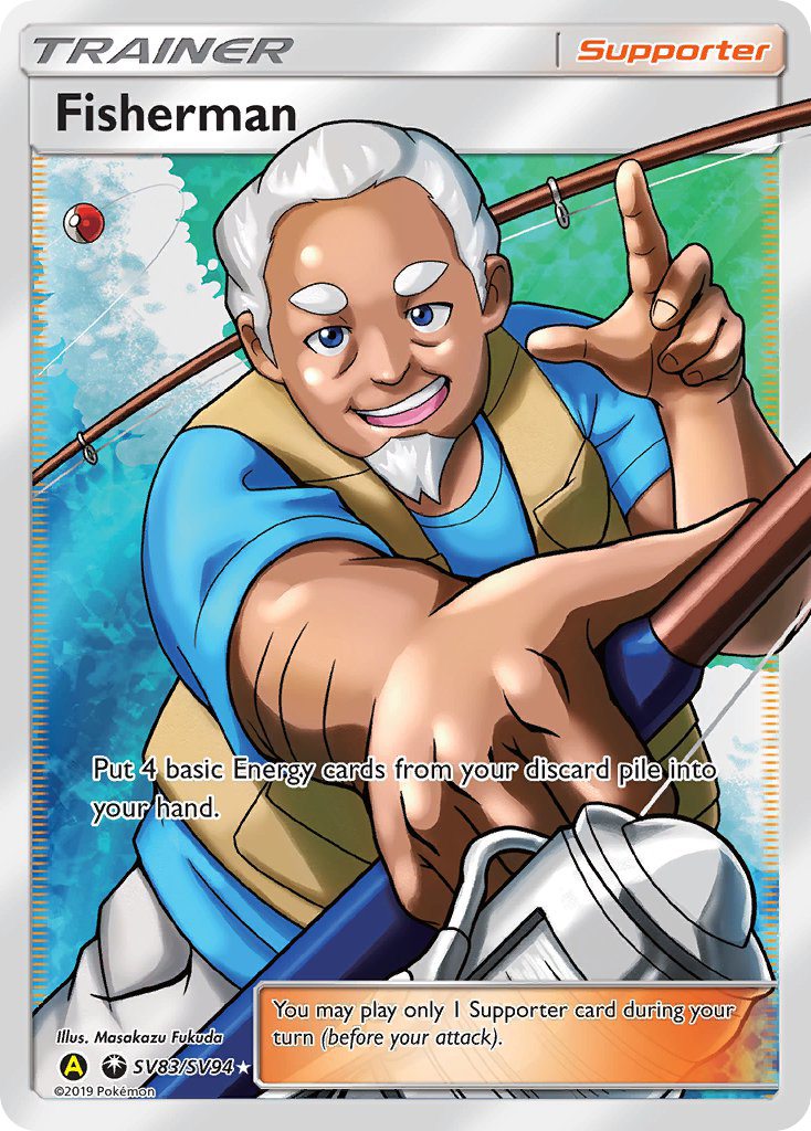 Fisherman (SV83/SV94) [Sun & Moon: Hidden Fates - Shiny Vault] | Pegasus Games WI