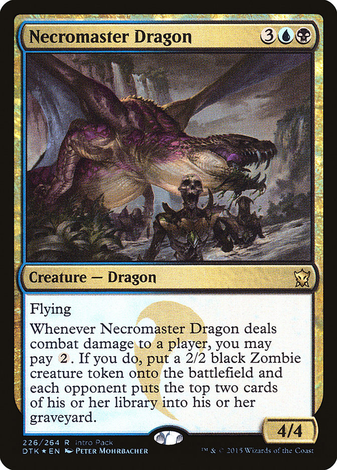 Necromaster Dragon (Intro Pack) [Dragons of Tarkir Promos] | Pegasus Games WI