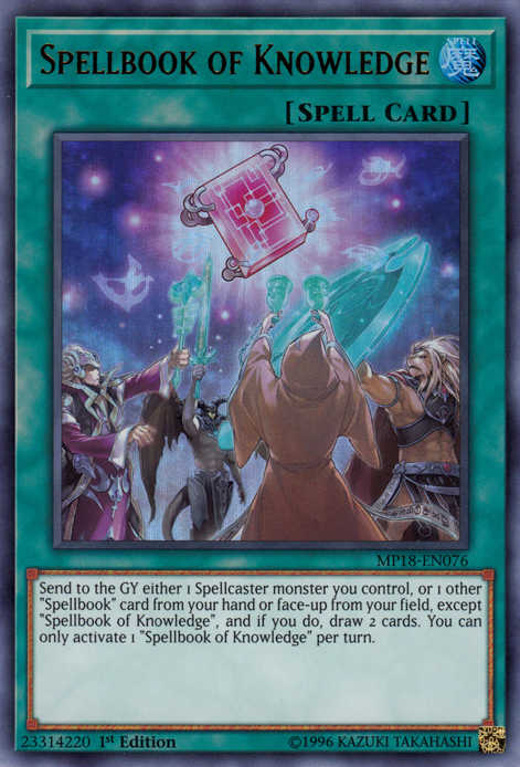 Spellbook of Knowledge [MP18-EN076] Ultra Rare | Pegasus Games WI