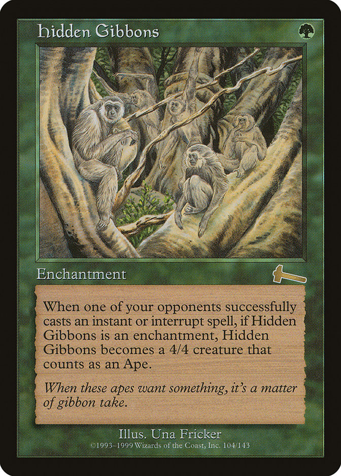 Hidden Gibbons [Urza's Legacy] | Pegasus Games WI