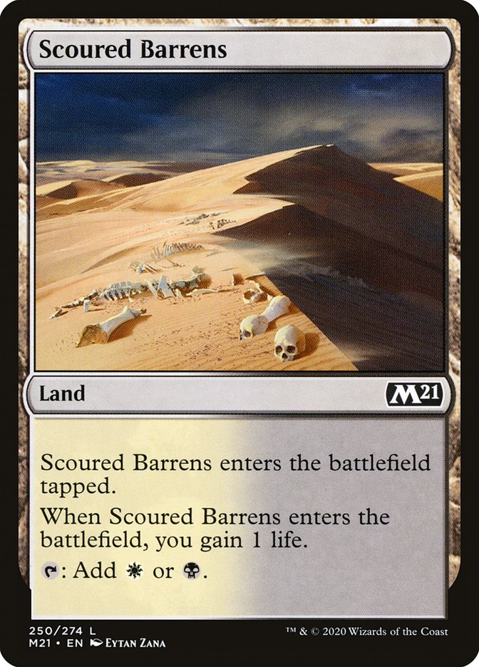 Scoured Barrens [Core Set 2021] | Pegasus Games WI