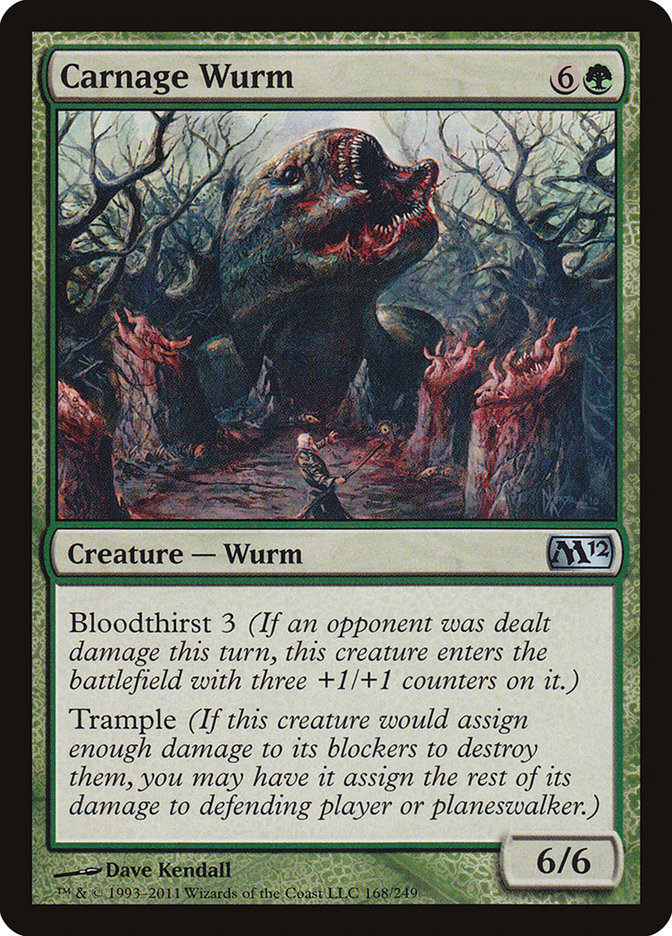 Carnage Wurm [Magic 2012] | Pegasus Games WI