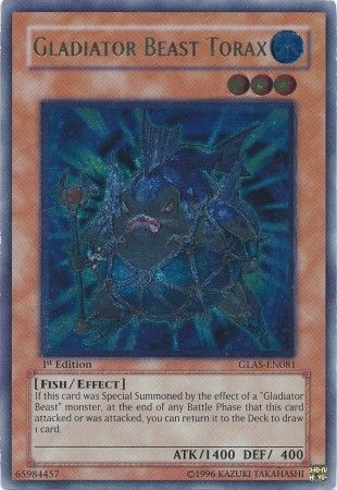 Gladiator Beast Torax (UTR) [GLAS-EN081] Ultimate Rare | Pegasus Games WI