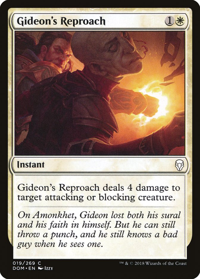 Gideon's Reproach [Dominaria] | Pegasus Games WI