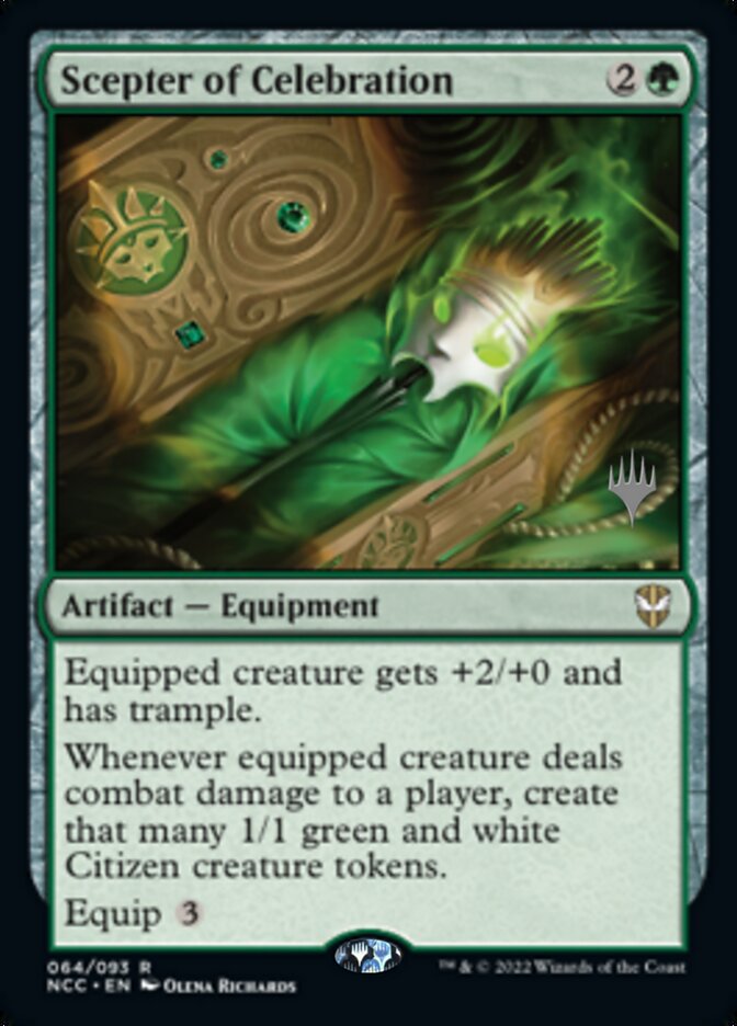 Scepter of Celebration (Promo Pack) [Streets of New Capenna Commander Promos] | Pegasus Games WI