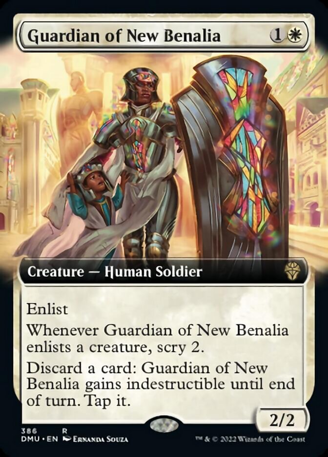 Guardian of New Benalia (Extended Art) [Dominaria United] | Pegasus Games WI