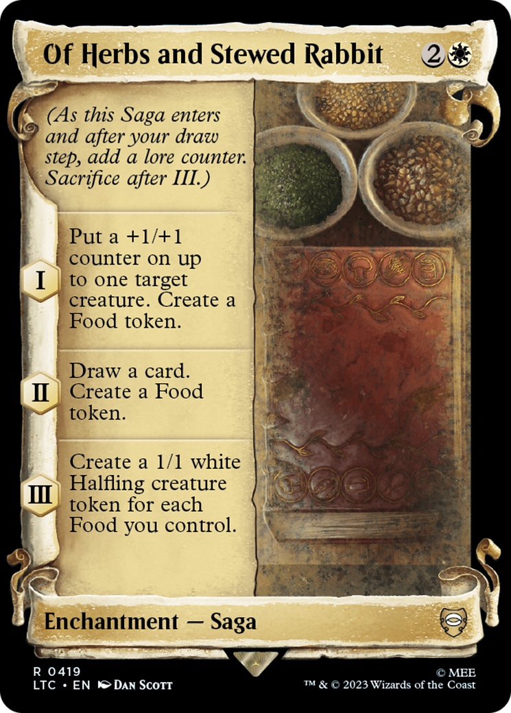 Of Herbs and Stewed Rabbit [The Lord of the Rings: Tales of Middle-Earth Commander Showcase Scrolls] | Pegasus Games WI