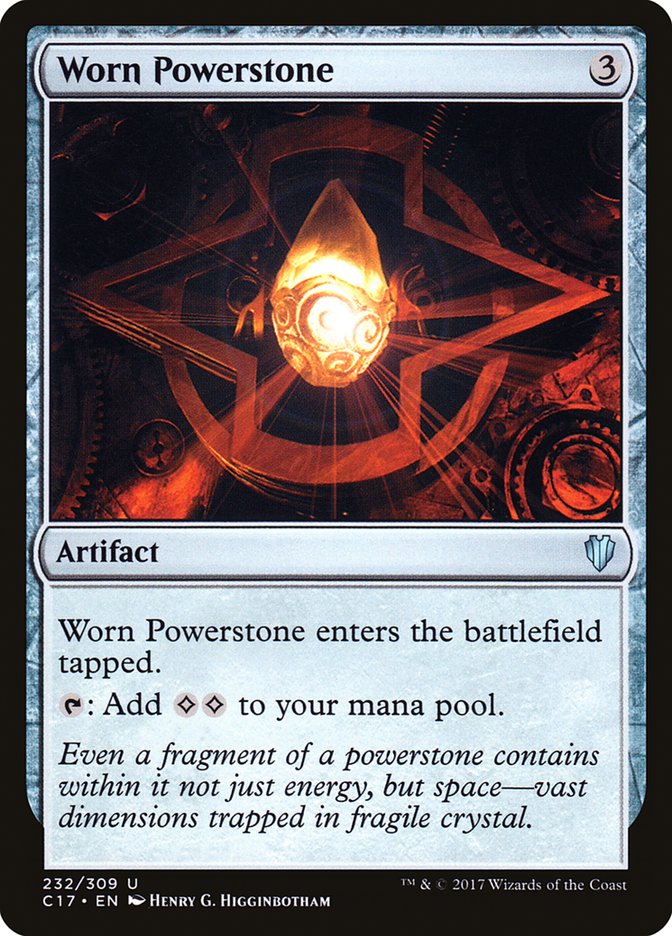 Worn Powerstone [Commander 2017] | Pegasus Games WI