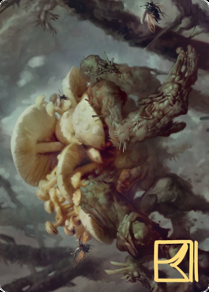 Swarm Shambler Art Card (Gold-Stamped Signature) [Zendikar Rising Art Series] | Pegasus Games WI