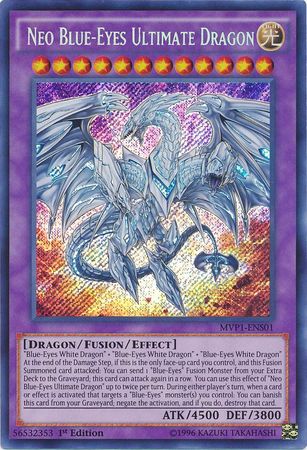 Neo Blue-Eyes Ultimate Dragon [MVP1-ENS01] Secret Rare | Pegasus Games WI