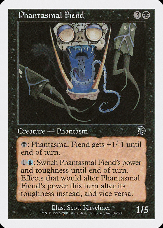 Phantasmal Fiend (Black Background) [Deckmasters] | Pegasus Games WI