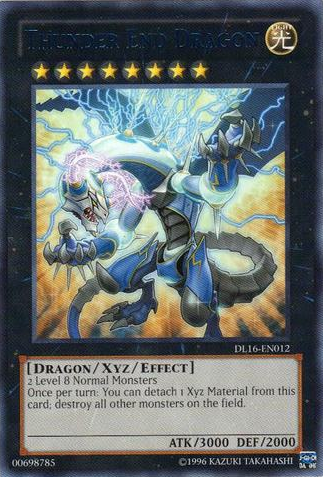 Thunder End Dragon (Blue) [DL16-EN012] Rare | Pegasus Games WI