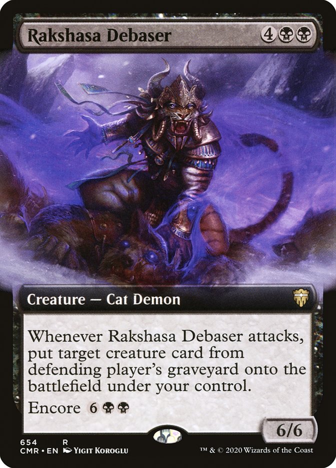 Rakshasa Debaser (Extended Art) [Commander Legends] | Pegasus Games WI
