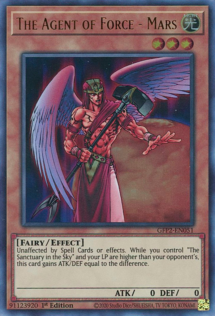 The Agent of Force - Mars [GFP2-EN051] Ultra Rare | Pegasus Games WI