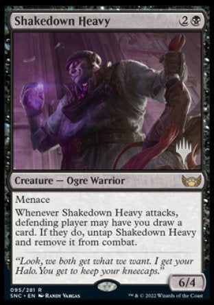 Shakedown Heavy (Promo Pack) [Streets of New Capenna Promos] | Pegasus Games WI