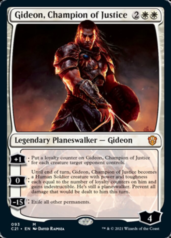 Gideon, Champion of Justice [Commander 2021] | Pegasus Games WI