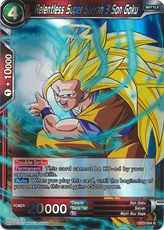 Relentless Super Saiyan 3 Son Goku [BT2-004] | Pegasus Games WI