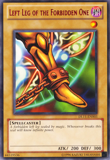 Left Leg of the Forbidden One (Red) [DL11-EN003] Rare | Pegasus Games WI