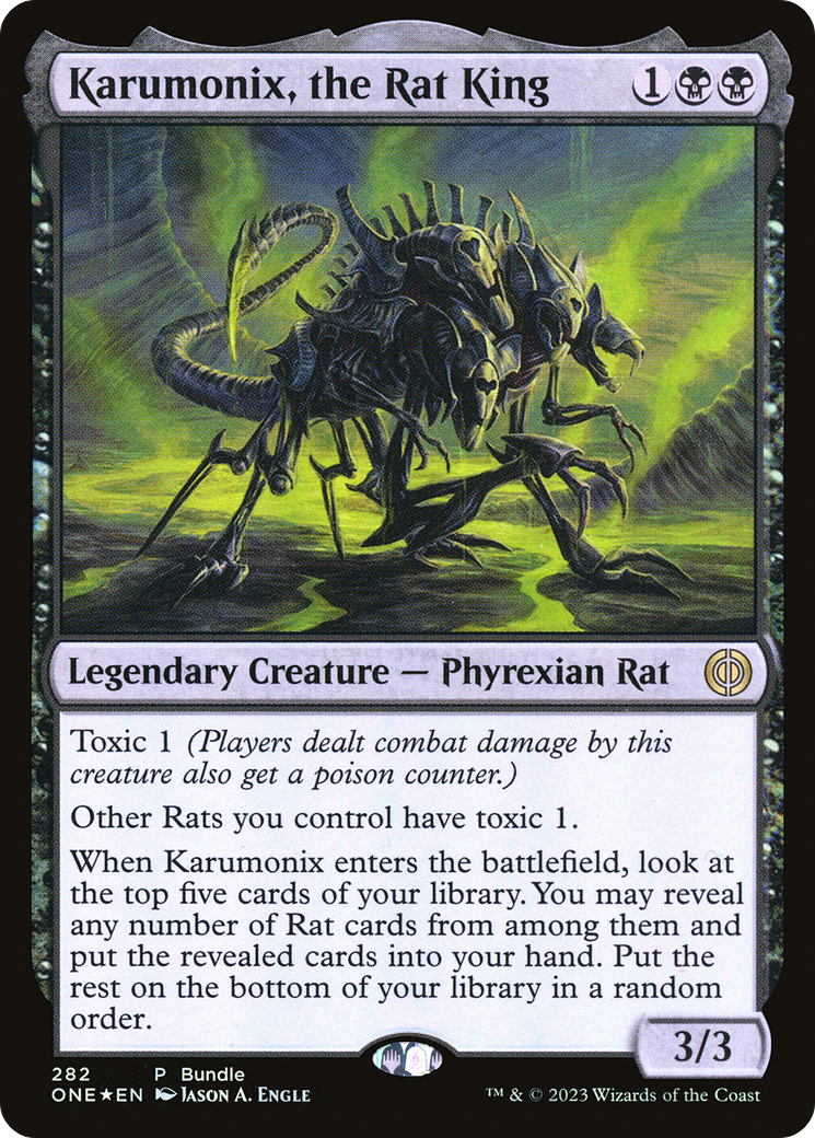 Karumonix, the Rat King (Bundle) [Phyrexia: All Will Be One] | Pegasus Games WI