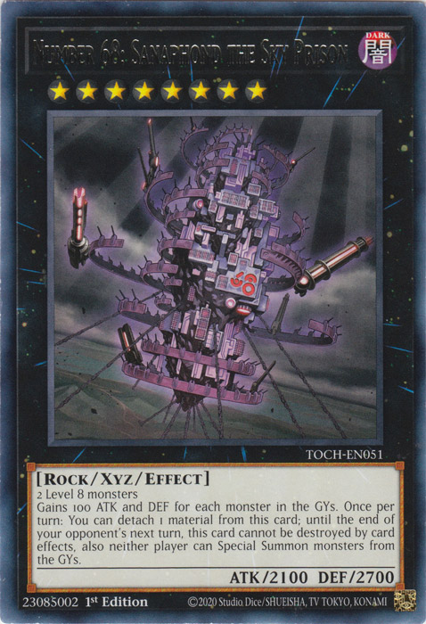Number 68: Sanaphond the Sky Prison [TOCH-EN051] Rare | Pegasus Games WI