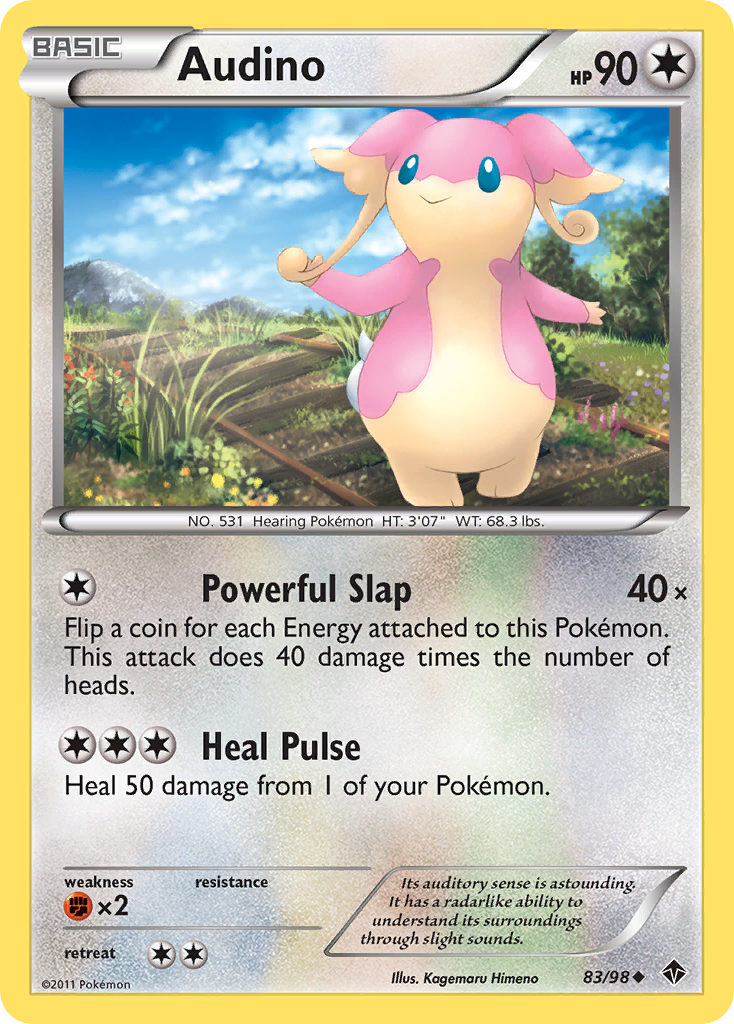 Audino (83/98) [Black & White: Emerging Powers] | Pegasus Games WI