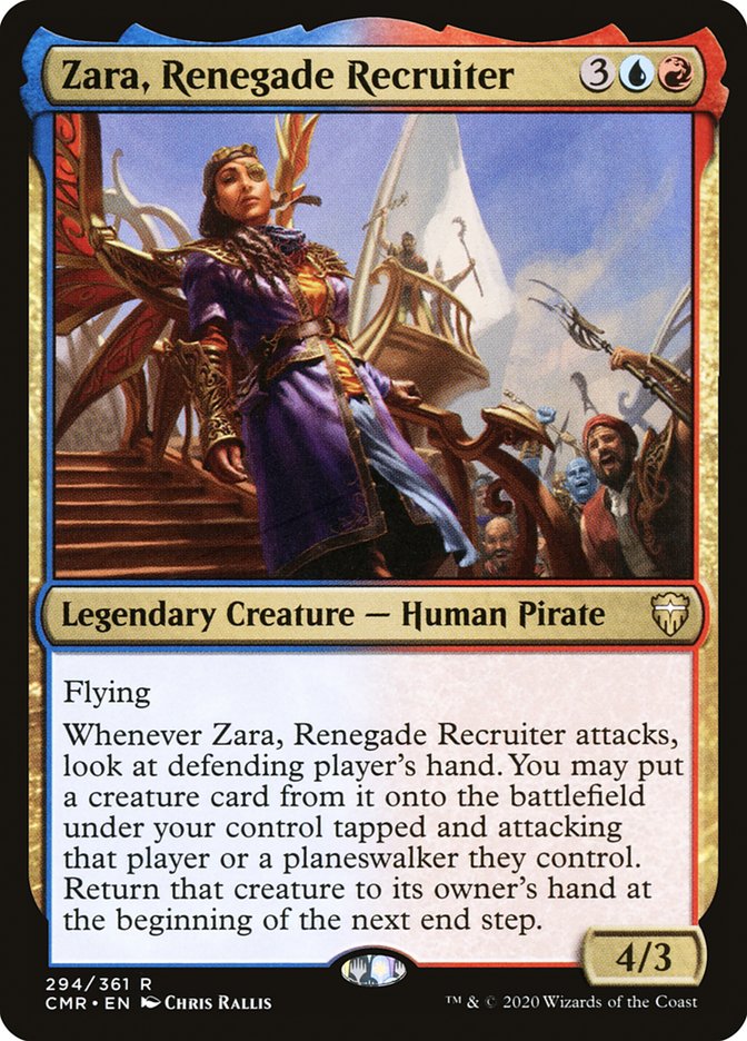 Zara, Renegade Recruiter [Commander Legends] | Pegasus Games WI