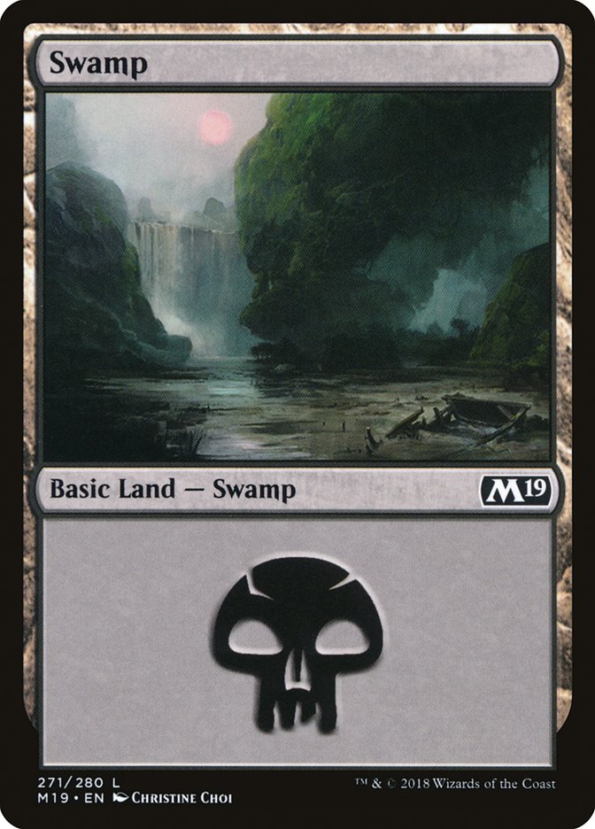 Swamp (271) [Core Set 2019] | Pegasus Games WI
