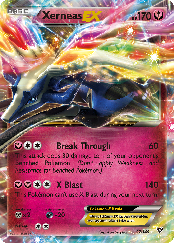 Xerneas EX (97/146) [XY: Base Set] | Pegasus Games WI