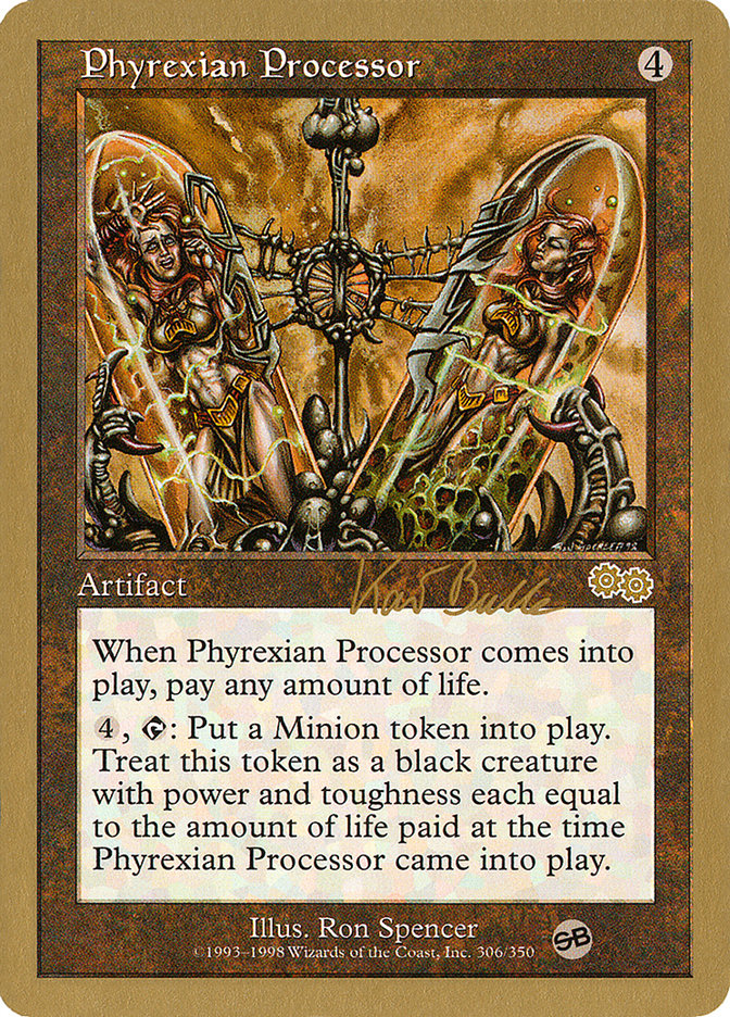 Phyrexian Processor (Kai Budde) (SB) [World Championship Decks 1999] | Pegasus Games WI