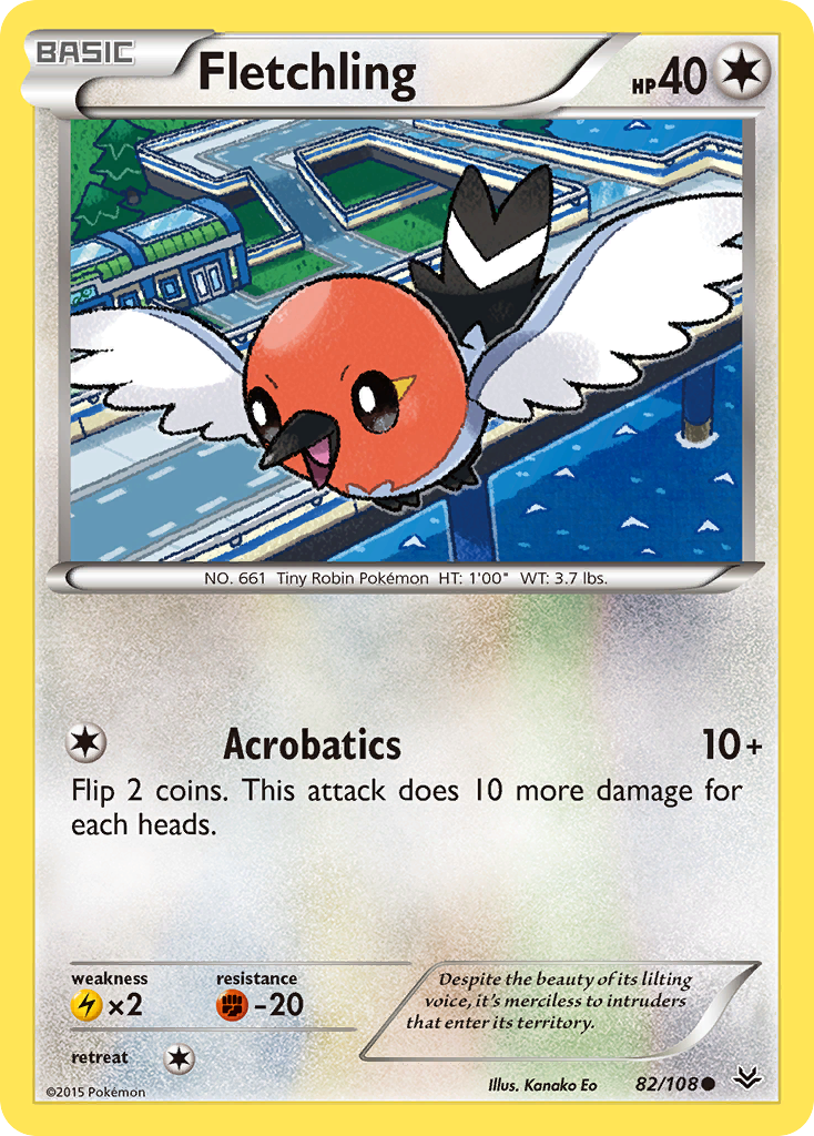 Fletchling (82/108) [XY: Roaring Skies] | Pegasus Games WI