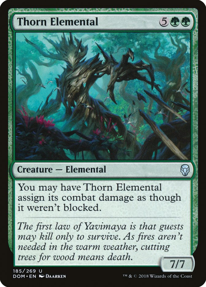 Thorn Elemental [Dominaria] | Pegasus Games WI
