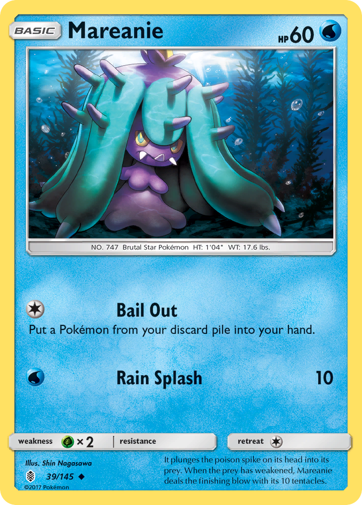 Mareanie (39/145) [Sun & Moon: Guardians Rising] | Pegasus Games WI